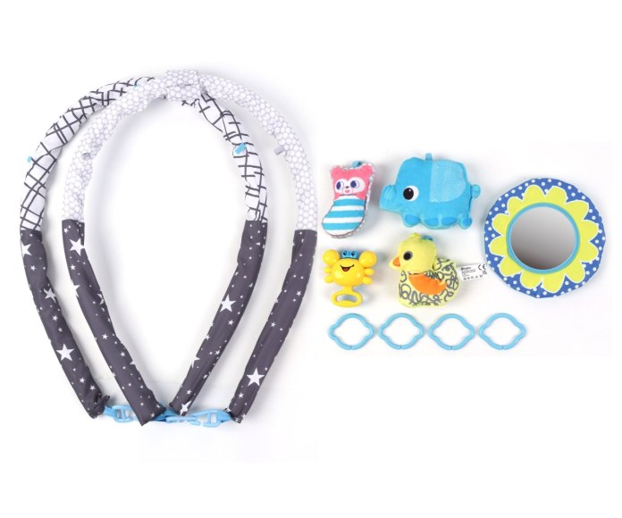 Mata edukacyjna dla noworodka niemowlaka + Kojec z Piłeczkami TinyMini 0m+